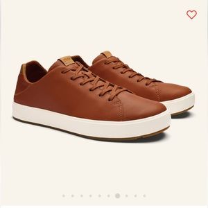OluKai Lae‘ahi Lī ‘Ili Waterproof Leather Sneakers